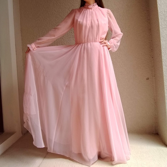 long vintage dresses